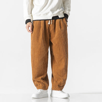 Elegante Corduroy Broek Zacht Comfortabel Katoen