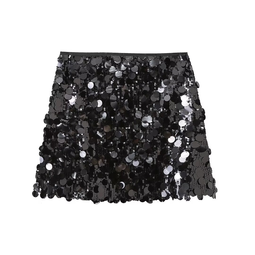 Glitter Rok met Pailletten voor Feestelijke Avondjurk
