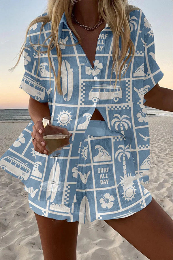 Dames Zomerset Top en Shorts Set Lichtgewicht Comfortabel