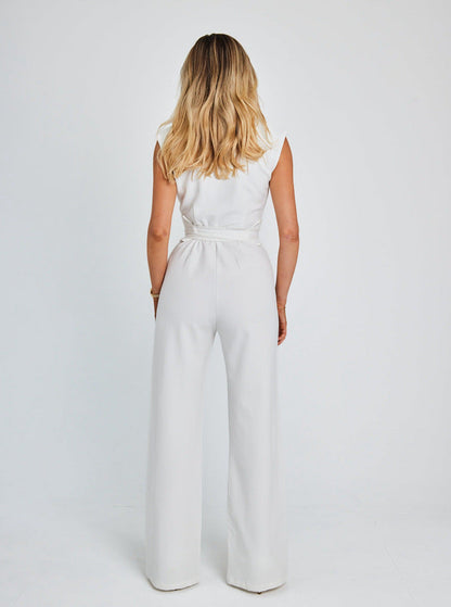Dames Jumpsuit Zwart Elegante Avondkleding