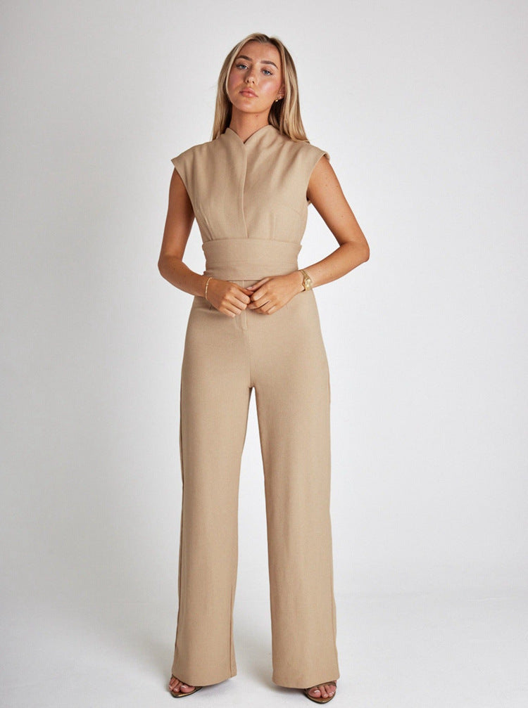 Dames Jumpsuit Zwart Elegante Avondkleding