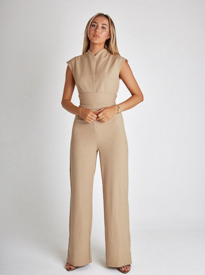 Dames Jumpsuit Zwart Elegante Avondkleding