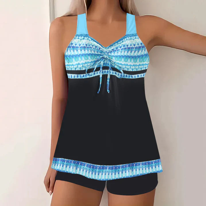 Tankini Dames Badpak Elegante Zwarte Classic Stijl - StudioMarella