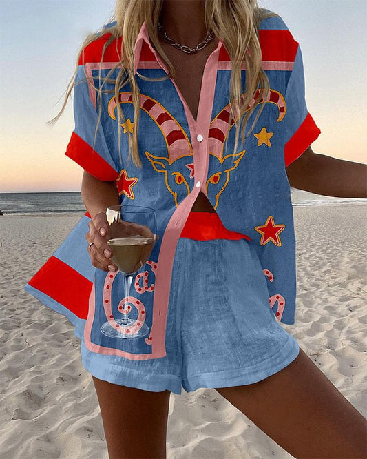 Dames Zomerset Top en Shorts Set Lichtgewicht Comfortabel - StudioMarella