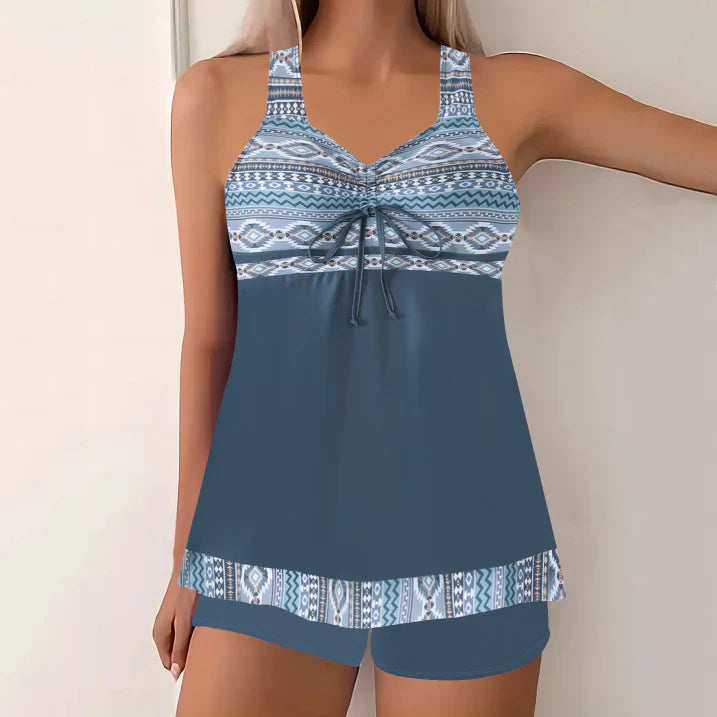 Tankini Dames Badpak Elegante Zwarte Classic Stijl