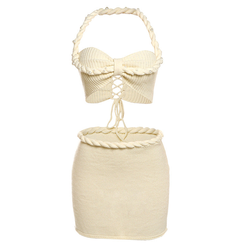 Dames Bikini Set Klein Top en Mini Gonna