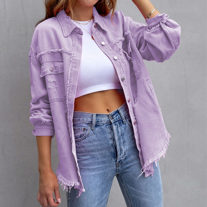 Vintage Leren Jas voor Dames