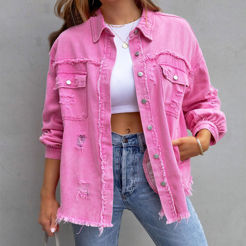Vintage Leren Jas voor Dames