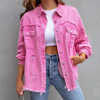 Vintage Leren Jas voor Dames