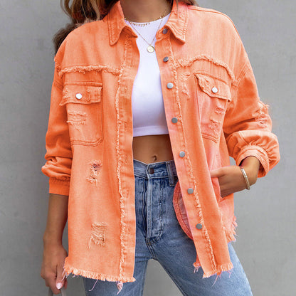 Vintage Leren Jas voor Dames