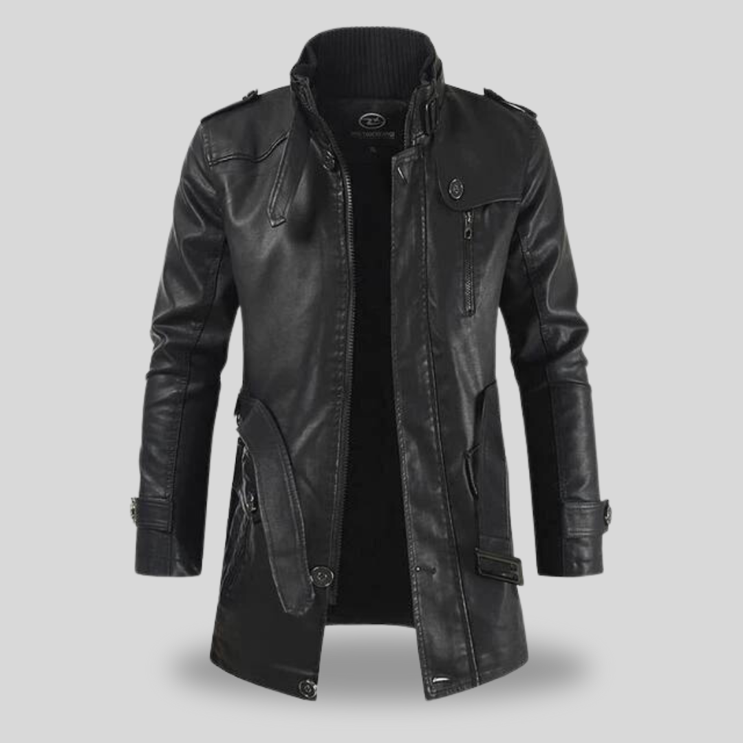 Herenjas Steampunk Vintage Gothic Formal Lange Jas met Capuchon
