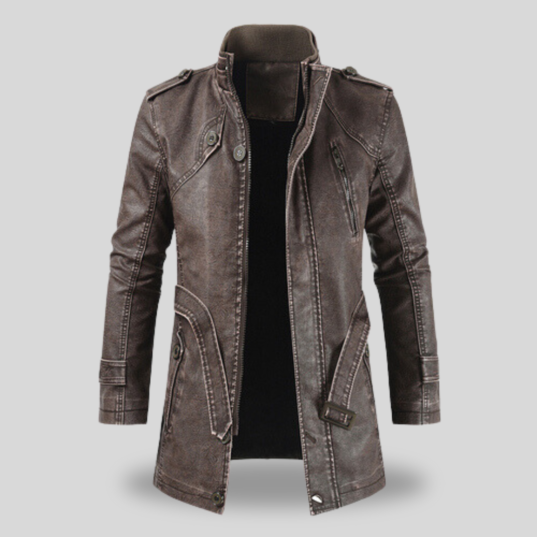Formele Herenjas Steampunk Stijl met Capuchon - StudioMarella