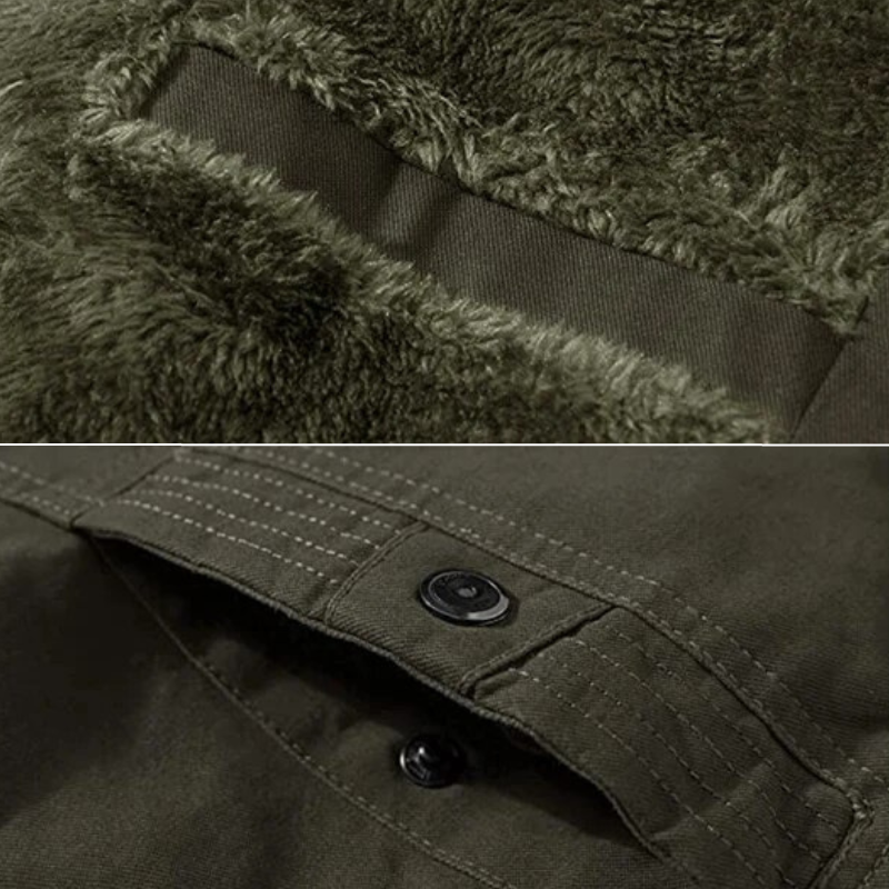 Jas Warme Winterjas voor Mannen Comfortabel