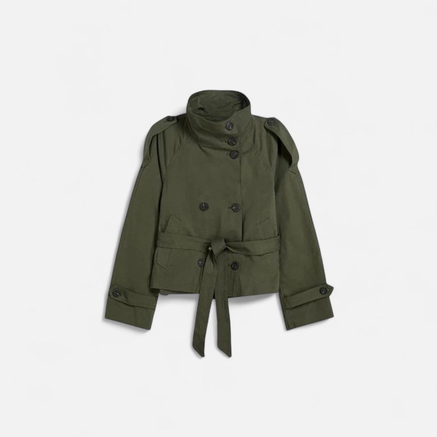 Dames Trenchcoat Kort Chic en Tijdloos