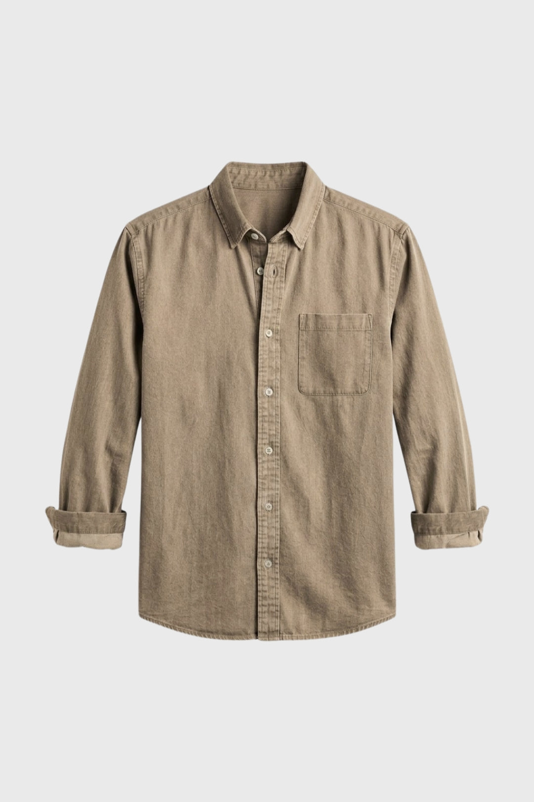 Heren Overhemd Casual Relaxed Fit met Borstzak - StudioMarella