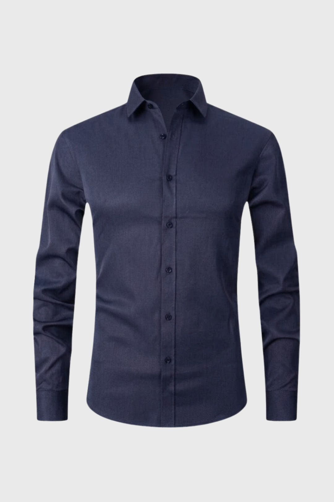 Heren Overhemd Slim Fit Klassieke Kraag Elegant - StudioMarella