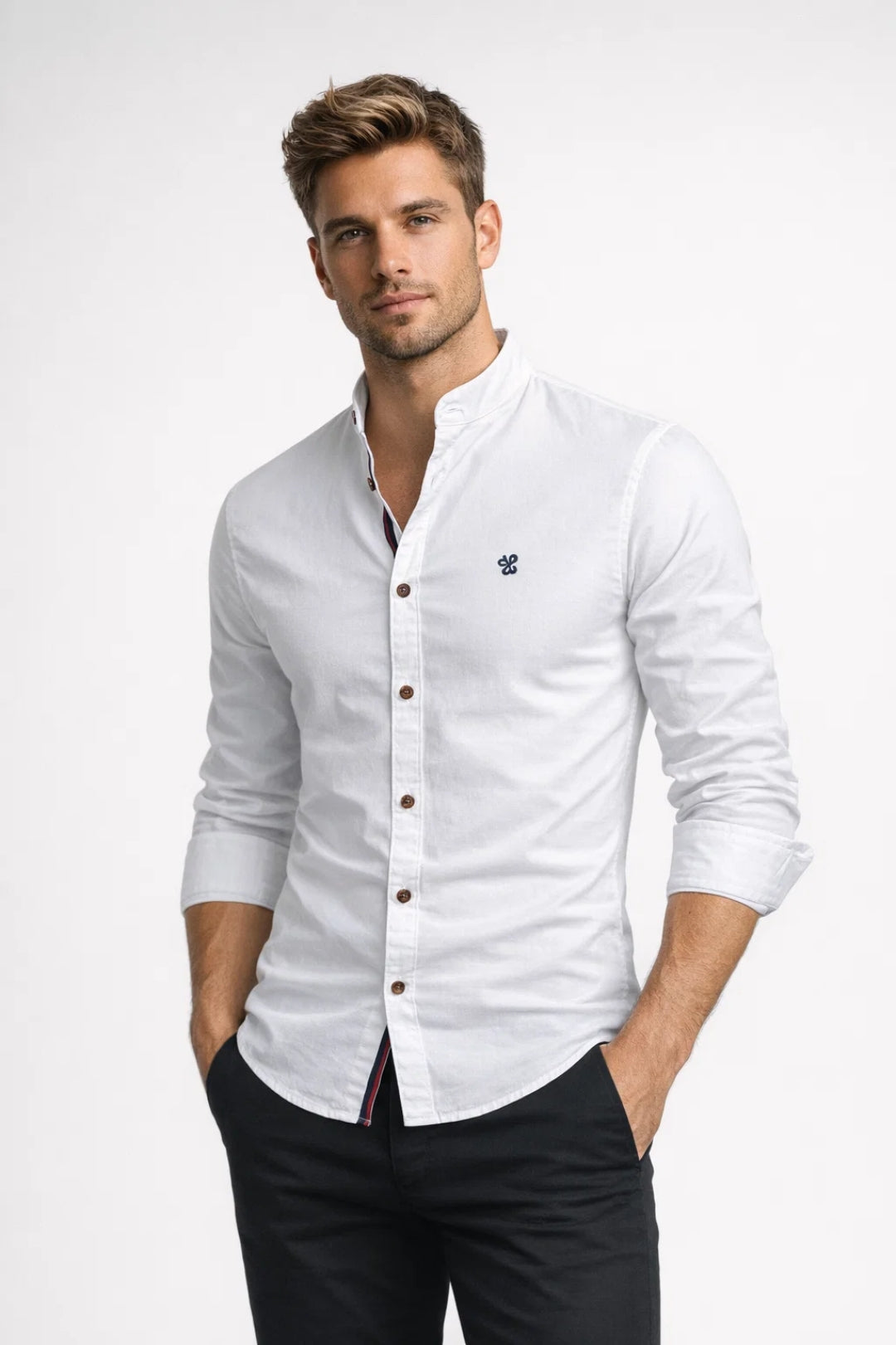 Heren Overhemd Modern Comfortabel All Season