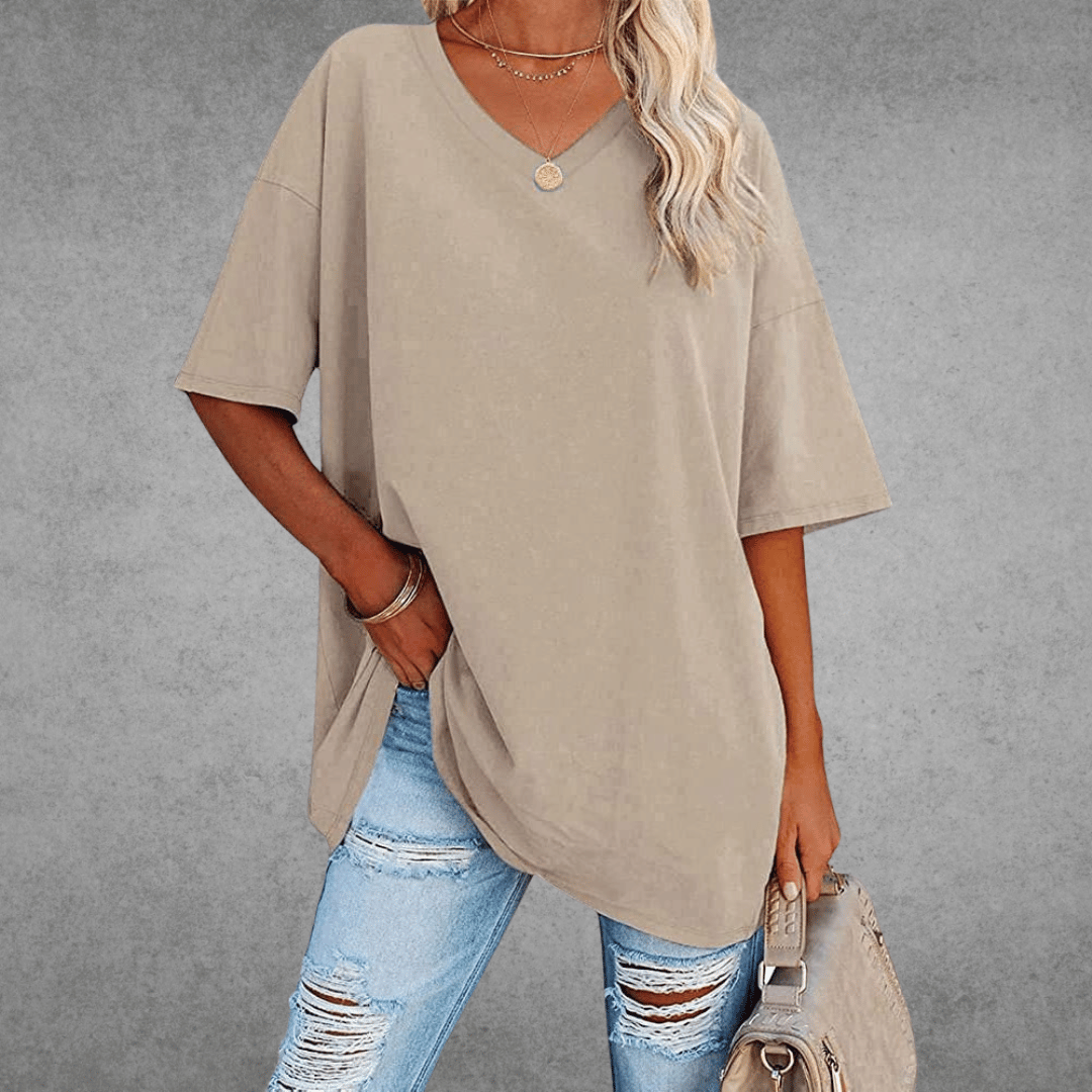 Paloma | Ademend en casual T-shirt met V-hals 8