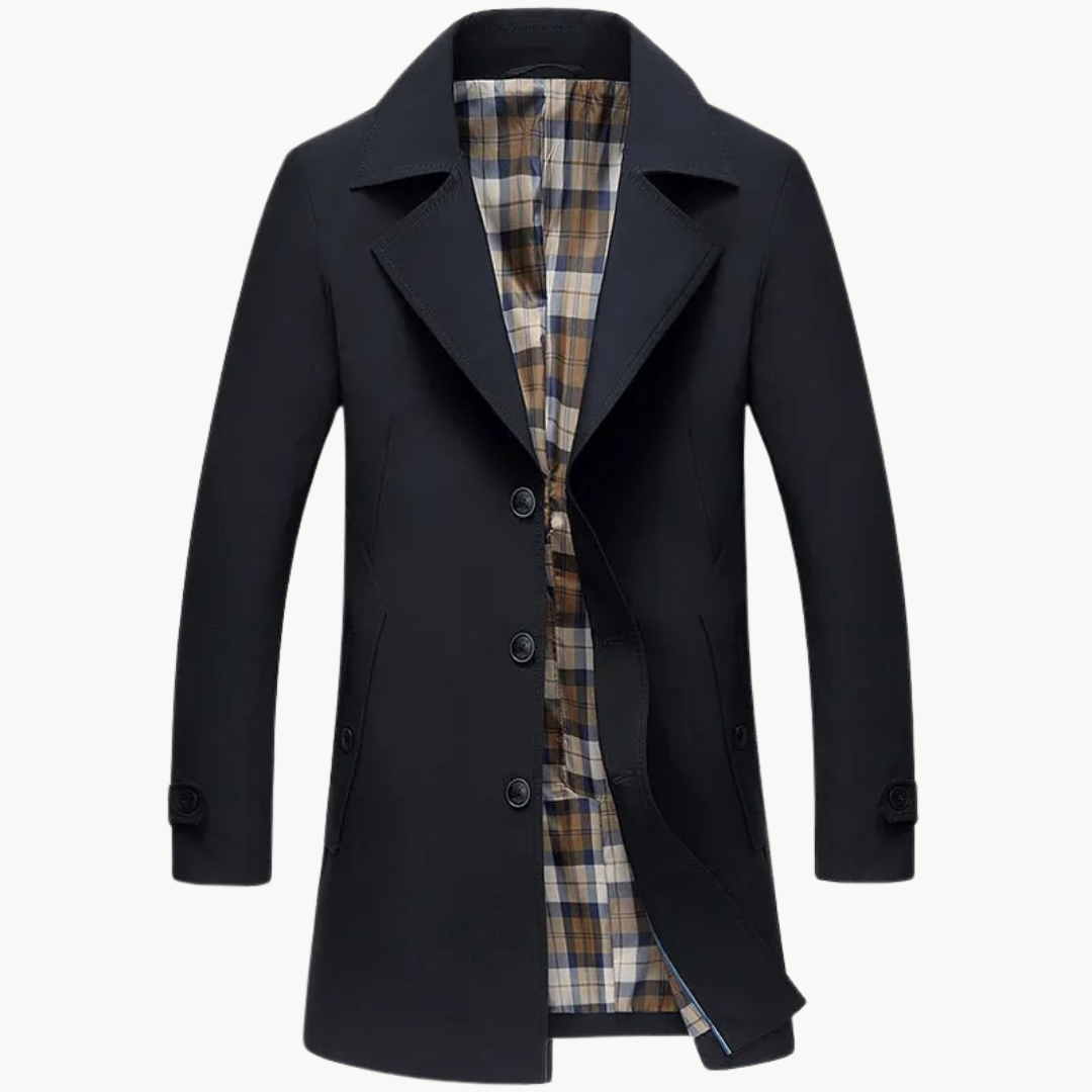 Trenchcoat Heren Waterdicht Elegante Stijl - StudioMarella
