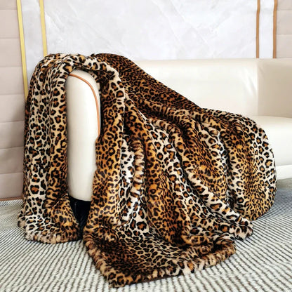 Leopard Deken Luxe Zacht Warme Huisdecoratie - StudioMarella