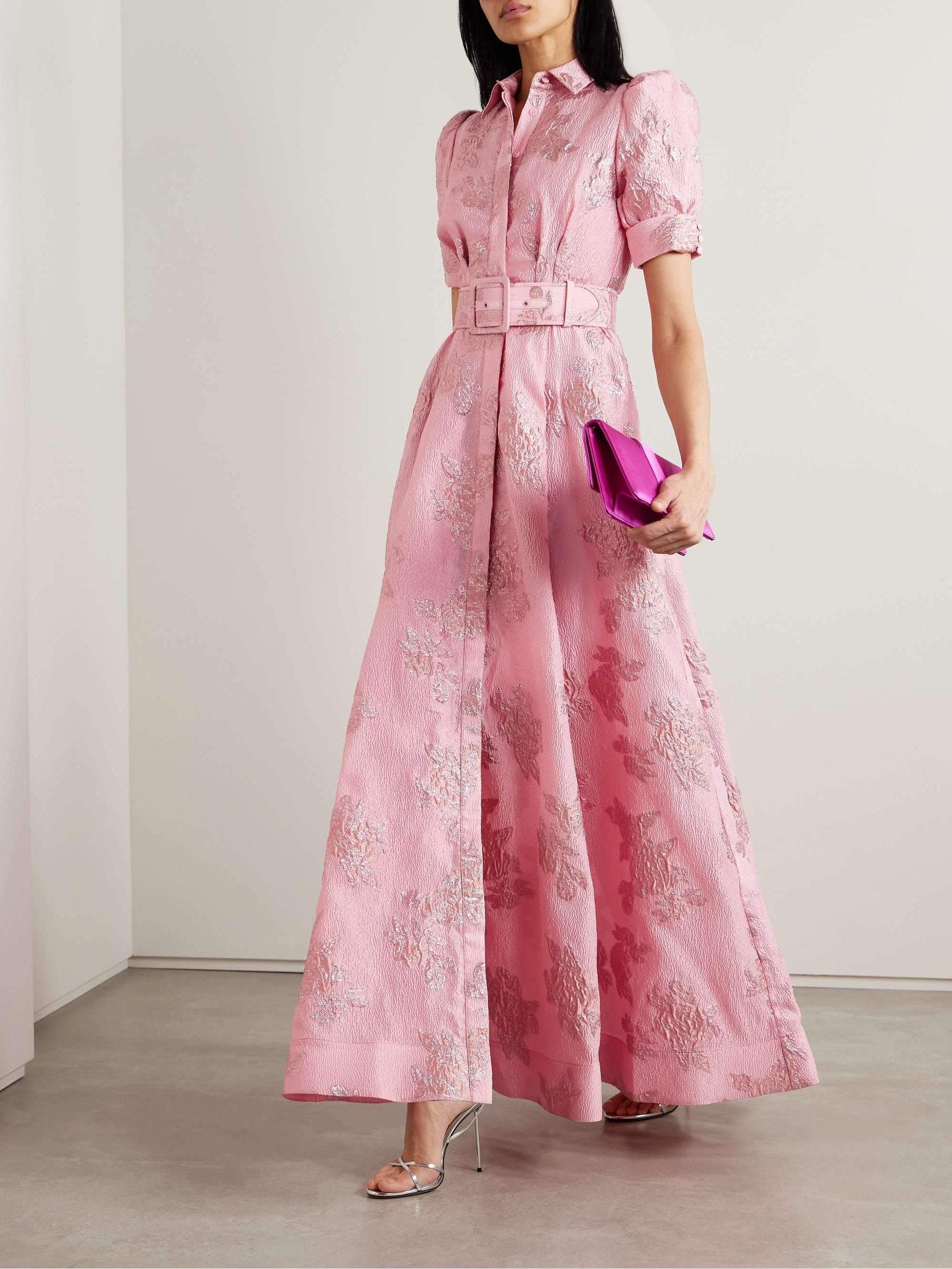 Bloemenjurk Maxi Vrouwenjurk Met Lange Mouwen - StudioMarella