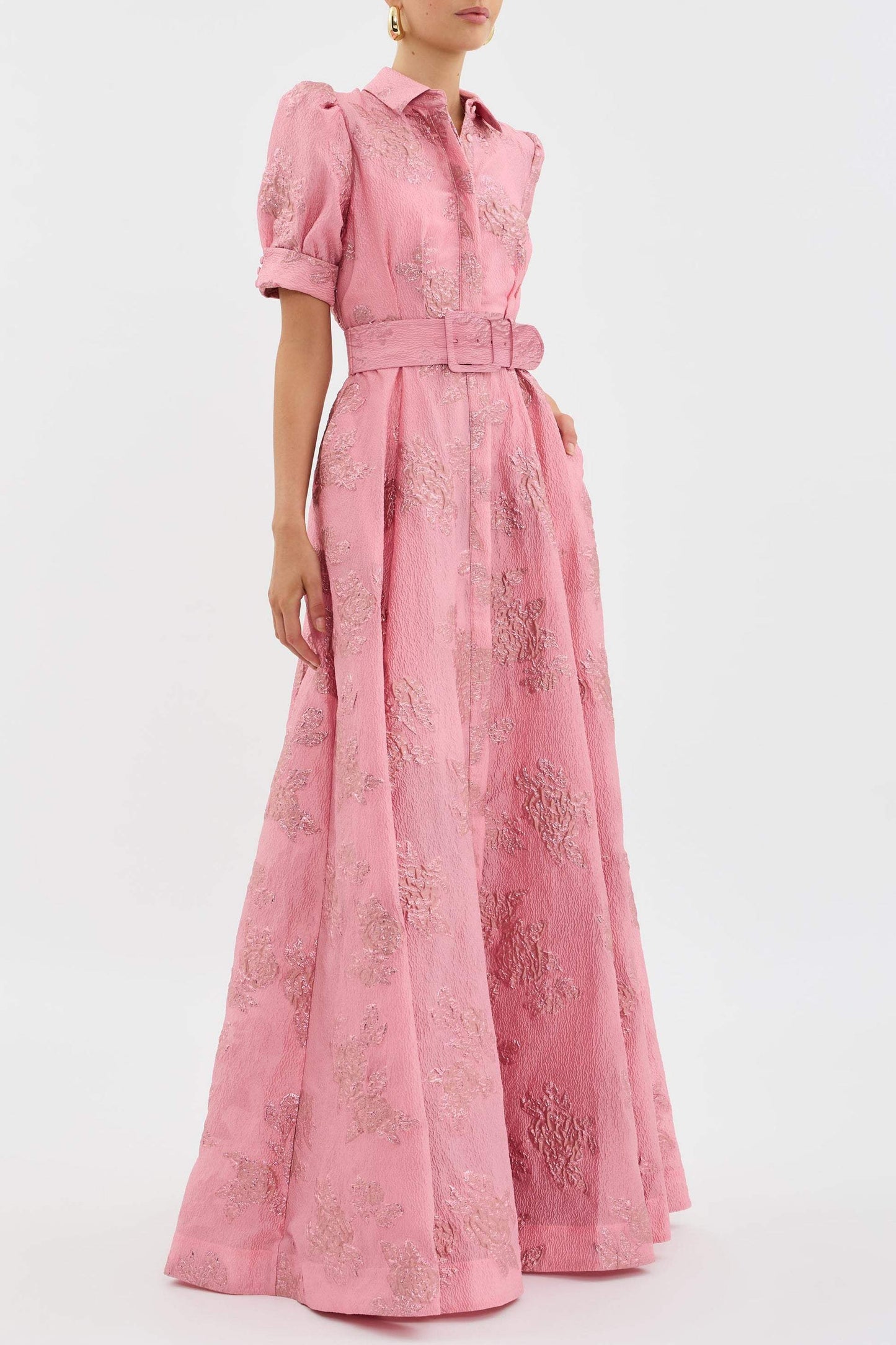 Penny | Elegante Maxi Jurk Dames met Bloemenprint en Riem 3
