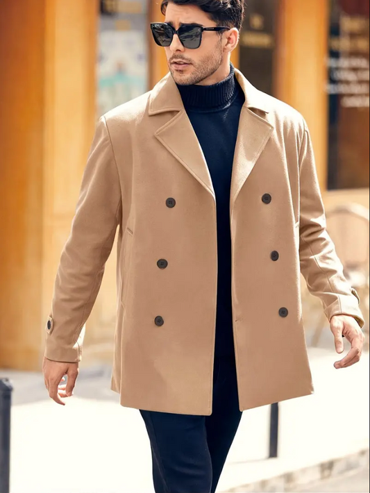 Herentrench Coat voor Mannen Elegant en Gestroomdijd - StudioMarella