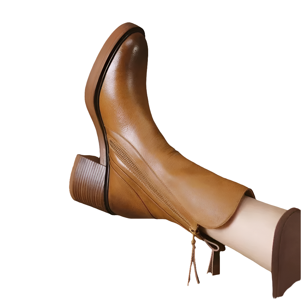 Dames Cowboy Laarzen Zwart Blockhak Moderne Stijl