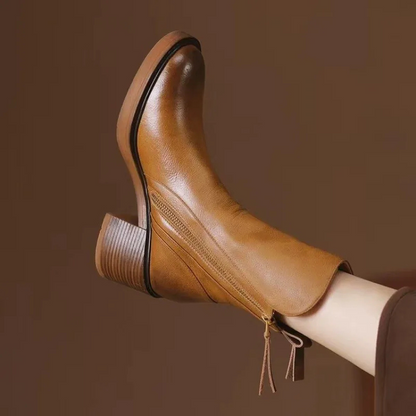 Dames Cowboy Laarzen Zwart Blockhak Moderne Stijl