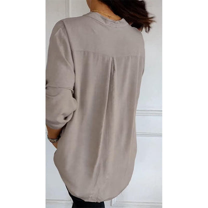 Vrouwelijke Patchwork Top Casual Stijl