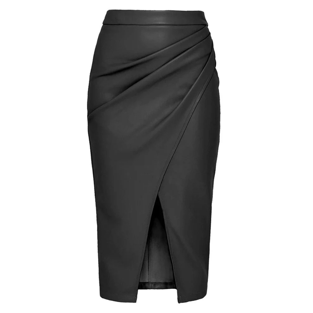 Leer Midi-Rok voor Vrouw Modern Design
