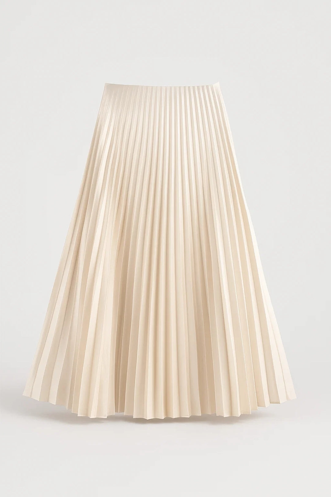 Dames Rok Midi Geplooide A-Lijn Hoge Taille Elegant - StudioMarella