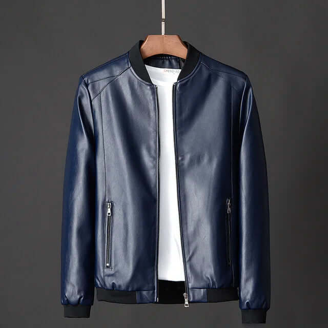 Heren Imitatieleer Jas Warm en Waterdicht voor Winter