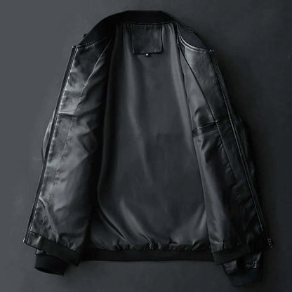 Heren Imitatieleer Jas Warm en Waterdicht voor Winter