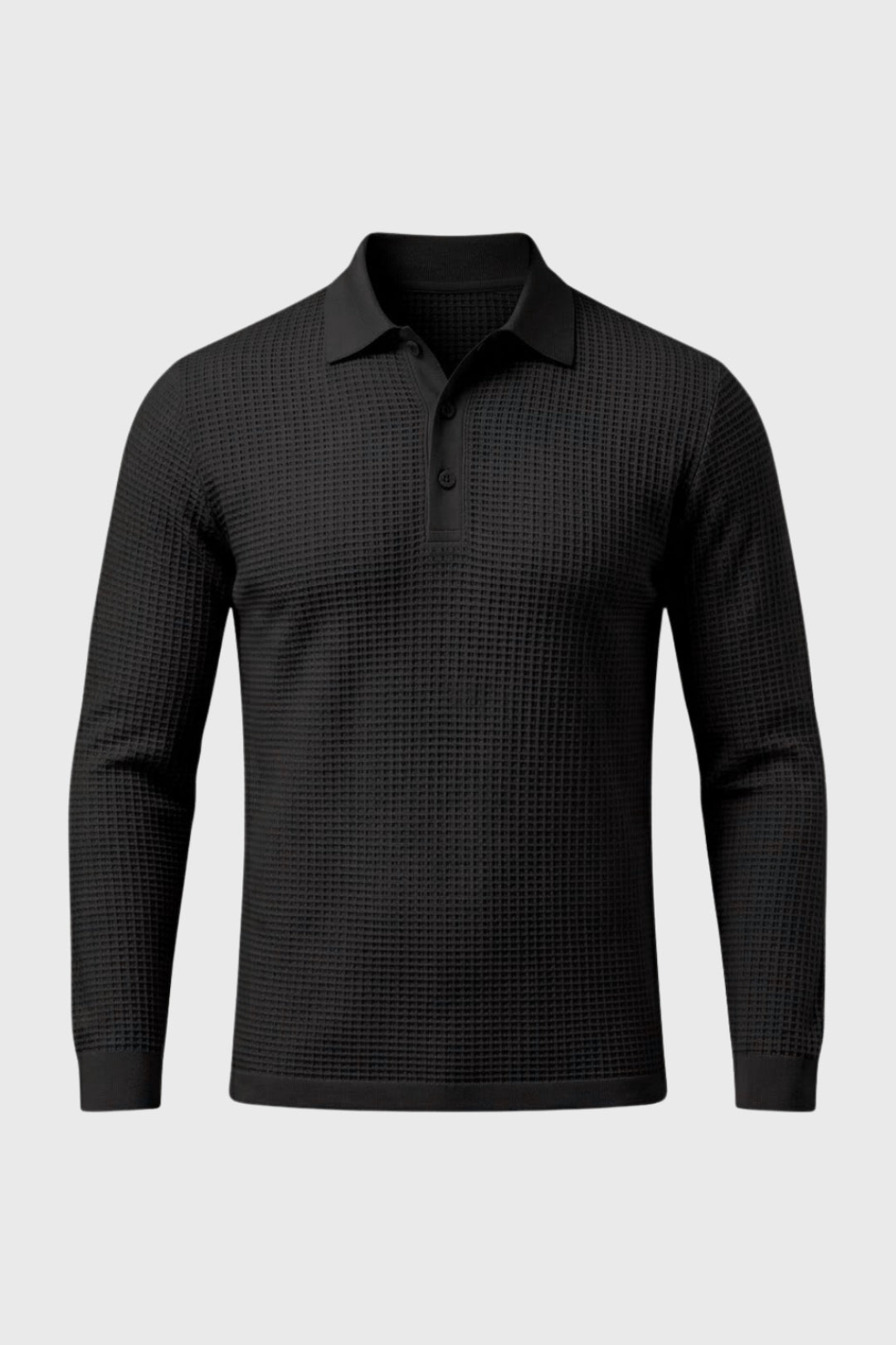 Polo Heren Lange Mouwen Gebreid Casual Kleding - StudioMarella