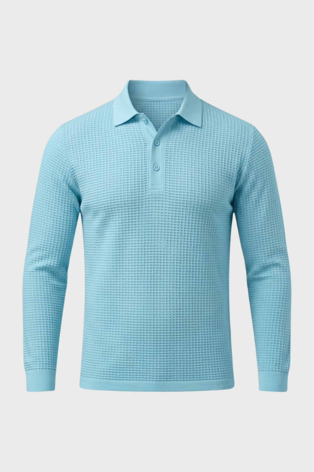 Polo Heren Lange Mouwen Gebreid Casual Kleding