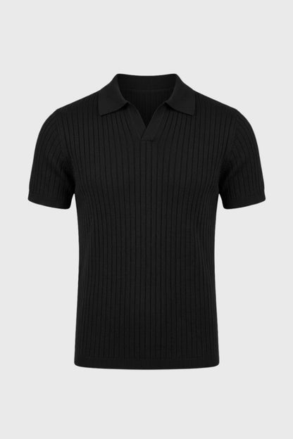 Polo Heren Slim Fit Korte Mouwen Open Kraag Casual - StudioMarella