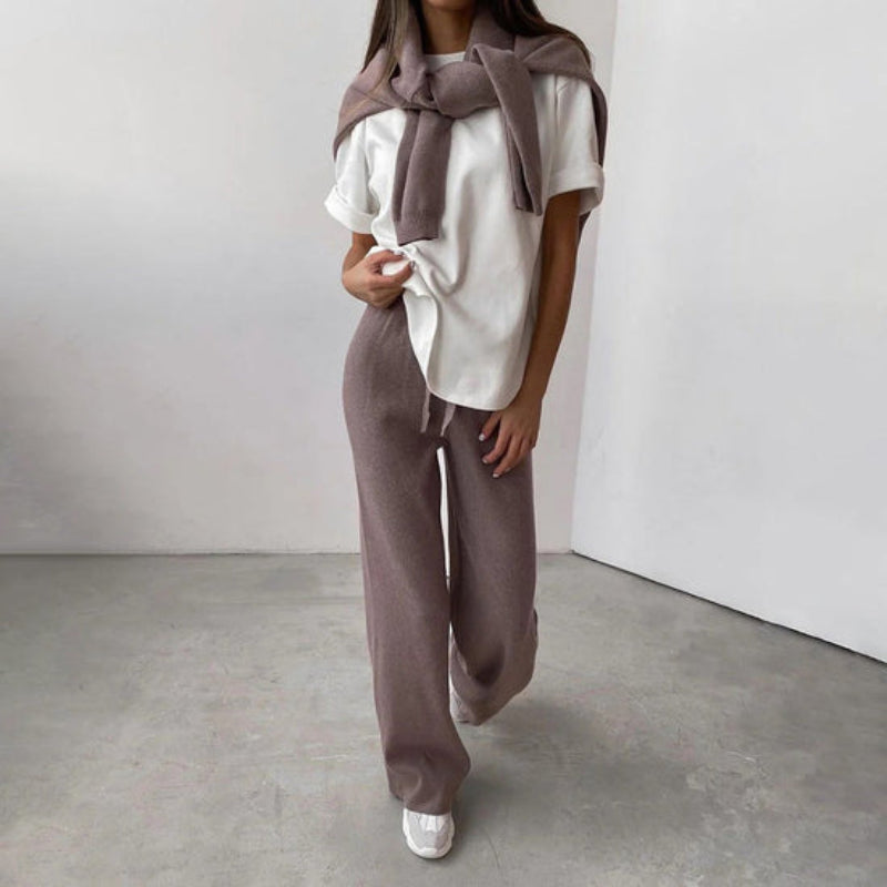 Dames Sweater Set met Coltrui – Zacht en Stijlvol voor Iedere Dag