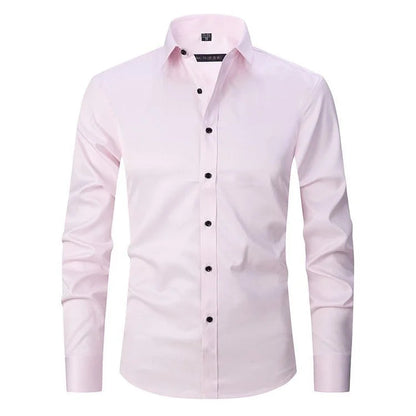 Lorenzo | Elasticiteitsshirt Elegante Transpirerende Heren Overhemd
