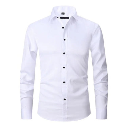 Lorenzo | Elasticiteitsshirt Elegante Transpirerende Heren Overhemd