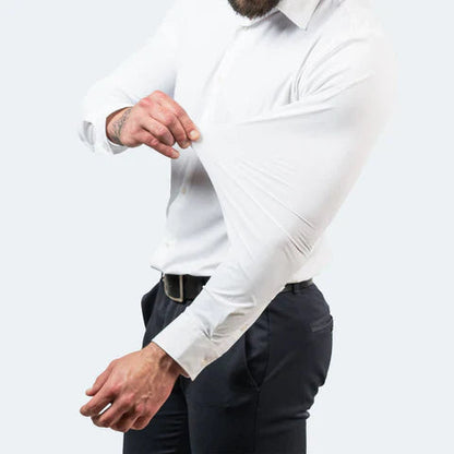 Lorenzo | Elasticiteitsshirt Elegante Transpirerende Heren Overhemd
