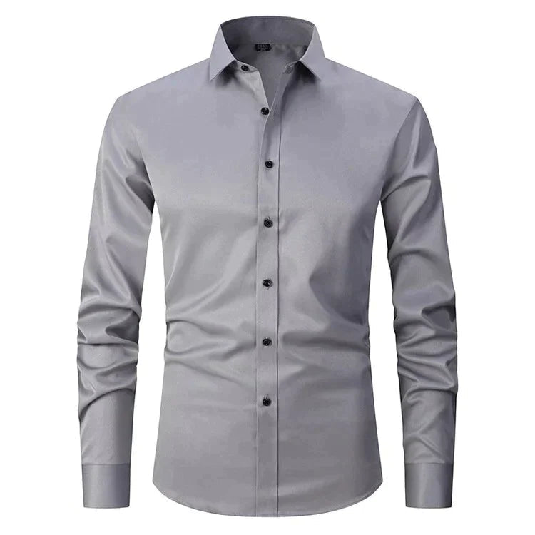 Lorenzo | Elasticiteitsshirt Elegante Transpirerende Heren Overhemd