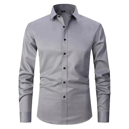 Lorenzo | Elasticiteitsshirt Elegante Transpirerende Heren Overhemd
