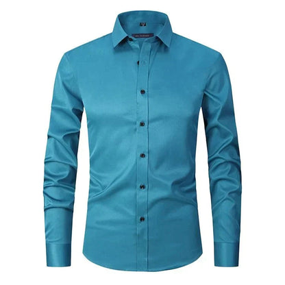 Lorenzo | Elasticiteitsshirt Elegante Transpirerende Heren Overhemd