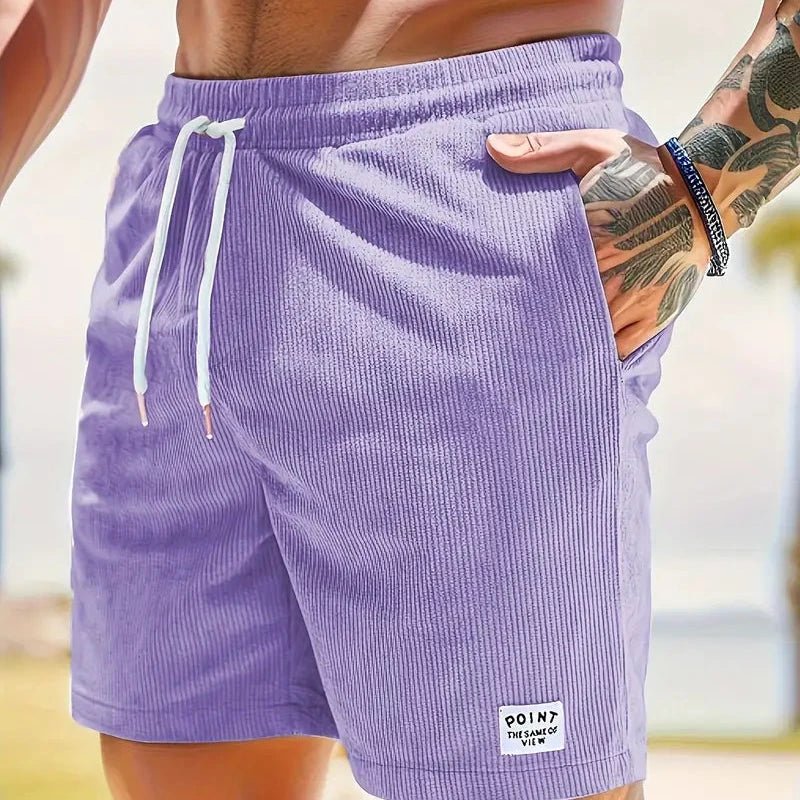 Herenshorts Casual van Katoen Lichte Zomerkleding