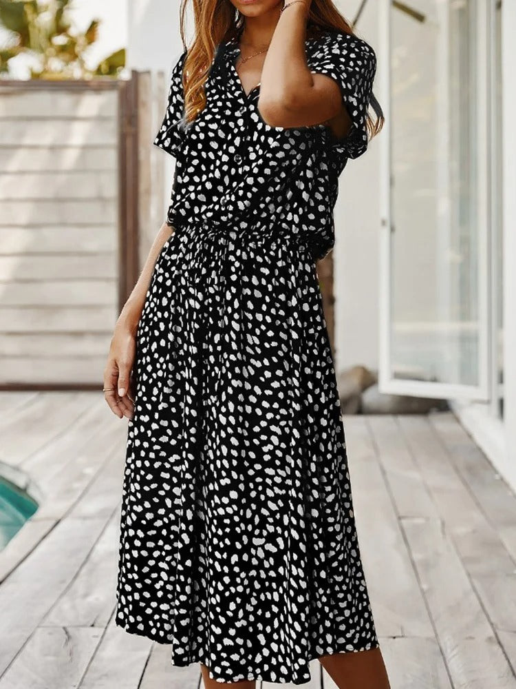 Midi Zomerjurk Luchtig en Comfortabel
