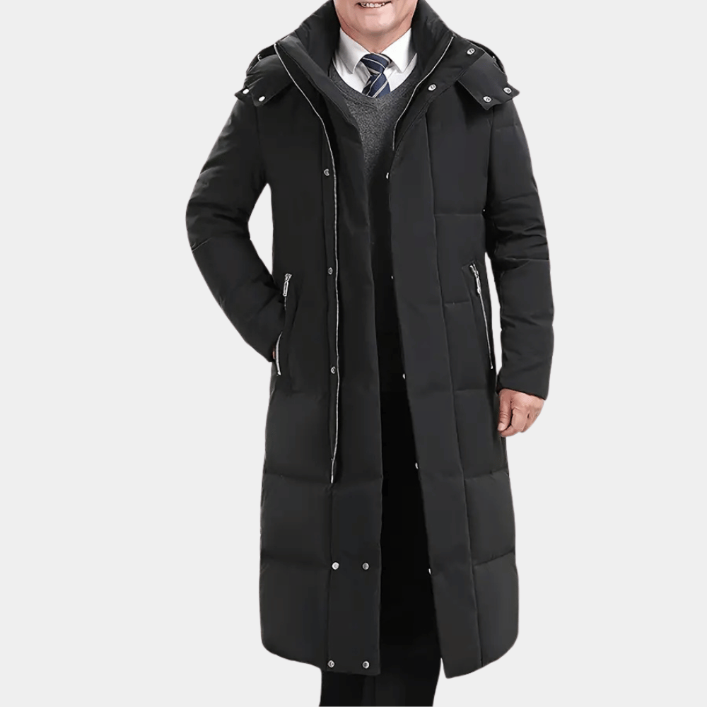 Elegante Leren Jacket met Kap - StudioMarella