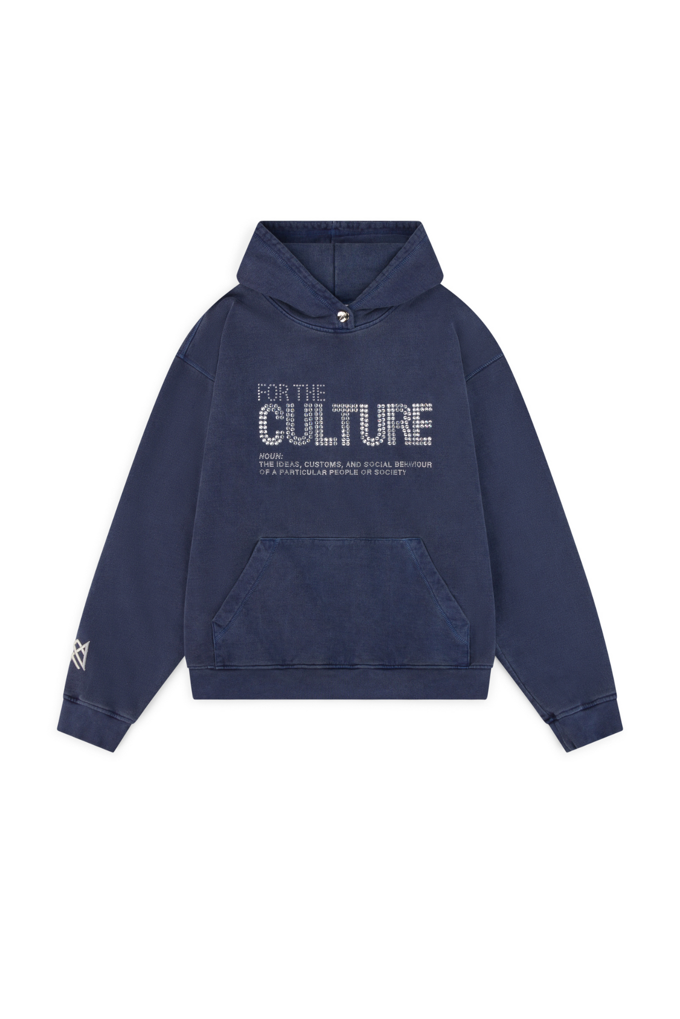 Unisex Hoodie Streetwear For The Culture Zwart