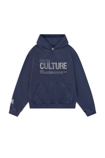 Unisex Hoodie Streetwear For The Culture Zwart