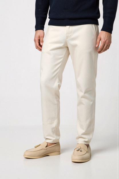 Heren Loafers Slip-on Met Kwasten Zwart Leer
